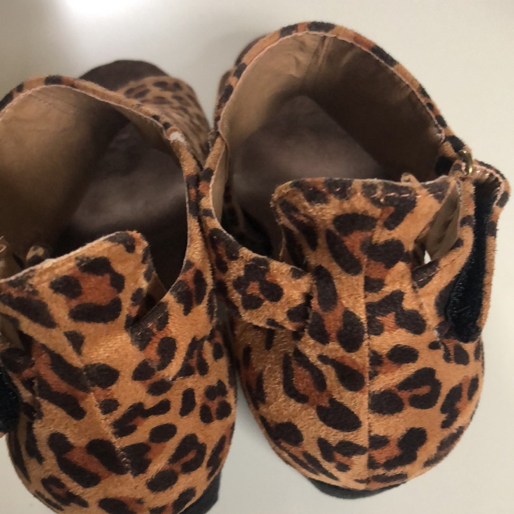 Leopard Print Wedges - image 6